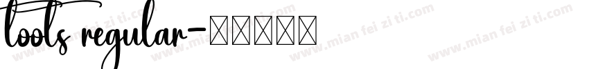 toots regular字体转换